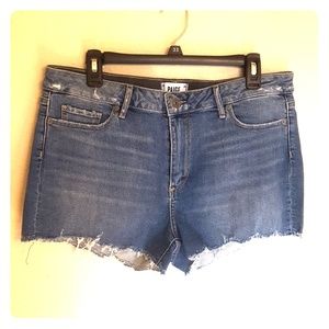 Only worn one Paige cut off jean shorts 31